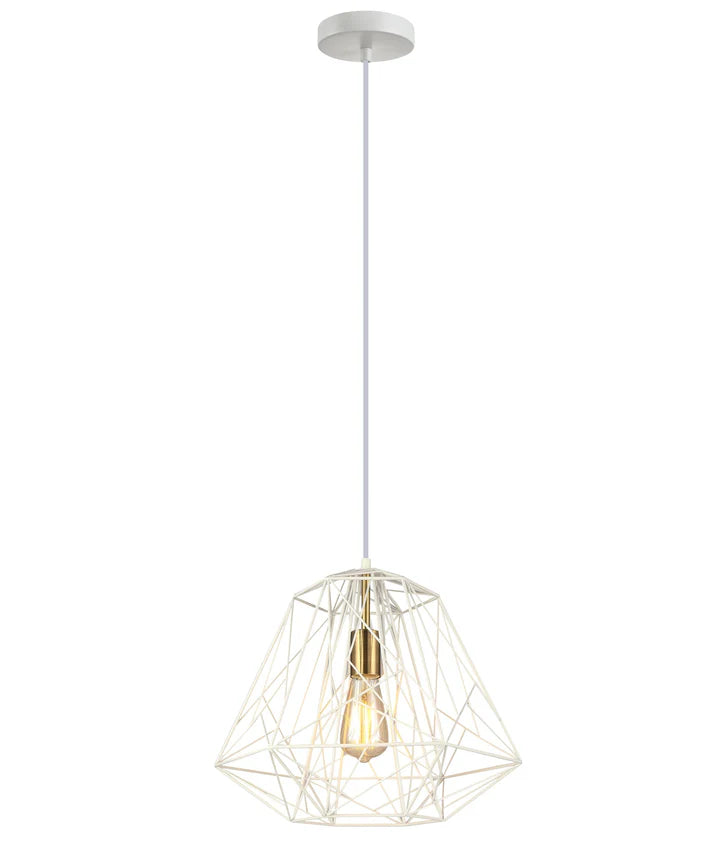 MARTE: Geometric Design Interior Iron Cage Pendant Lights