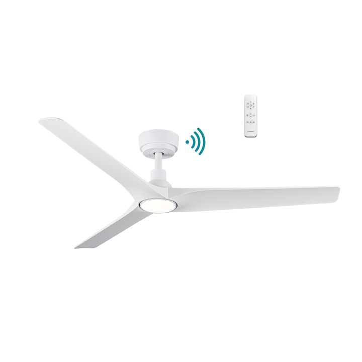 Cordoba DC 52″ Smart Ceiling Fan With WIFI Remote Control+LED light Matte White Ceiling Fan