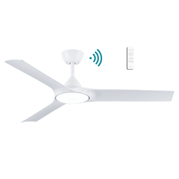 Alpine DC 52″ Smart Ceiling Fan With WIFI Remote Control With Light Matt White Ceiling Fan