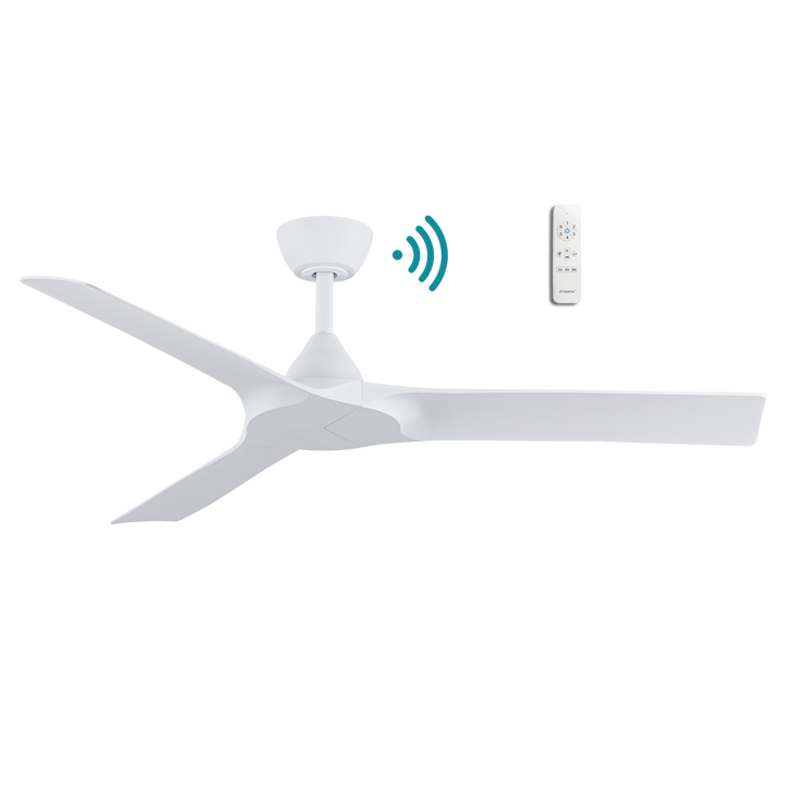 Alpine DC 52″ Smart Ceiling Fan With WIFI Remote Control Matt White Ceiling Fan
