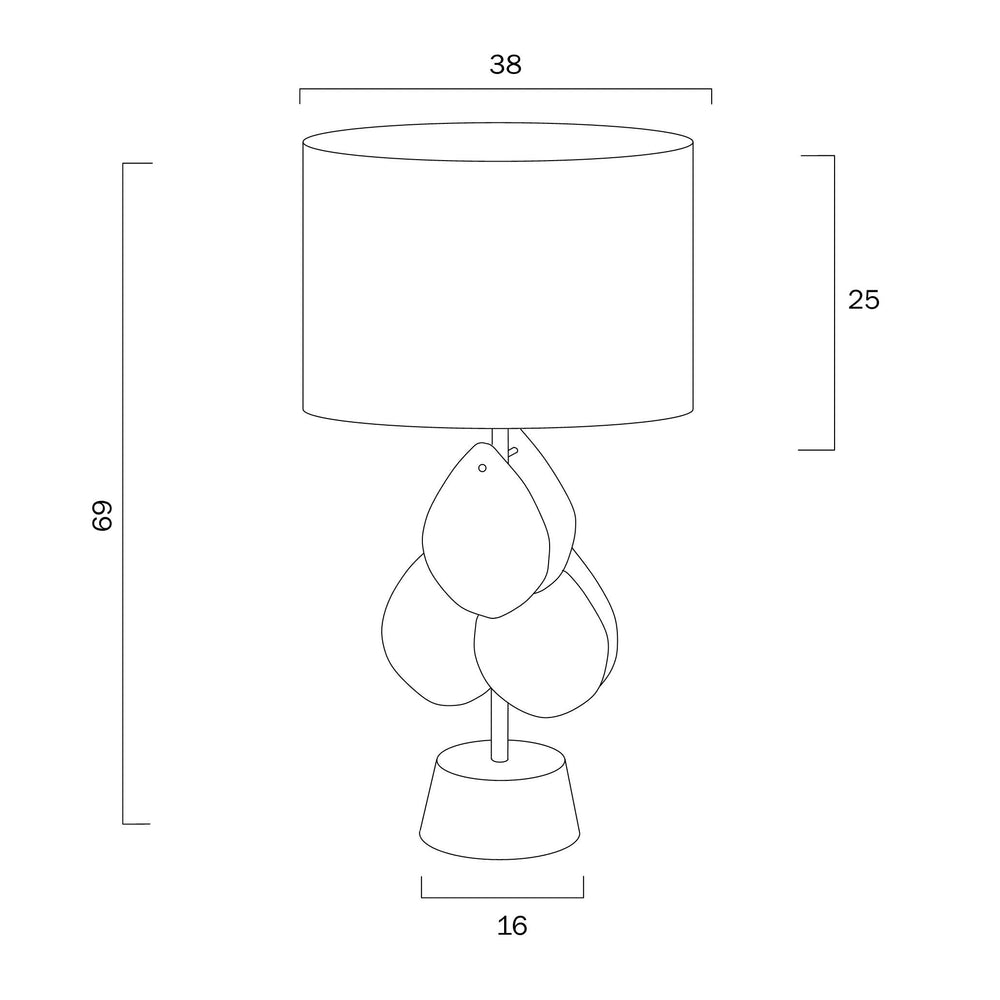 TELBIX MELANIA TABLE LAMP TABLE LAMP