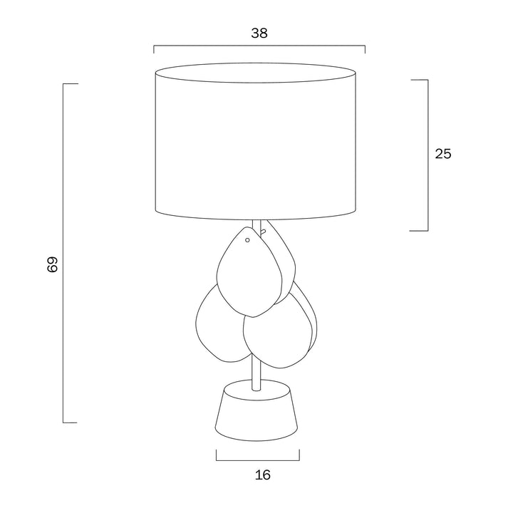 TELBIX MELANIA TABLE LAMP