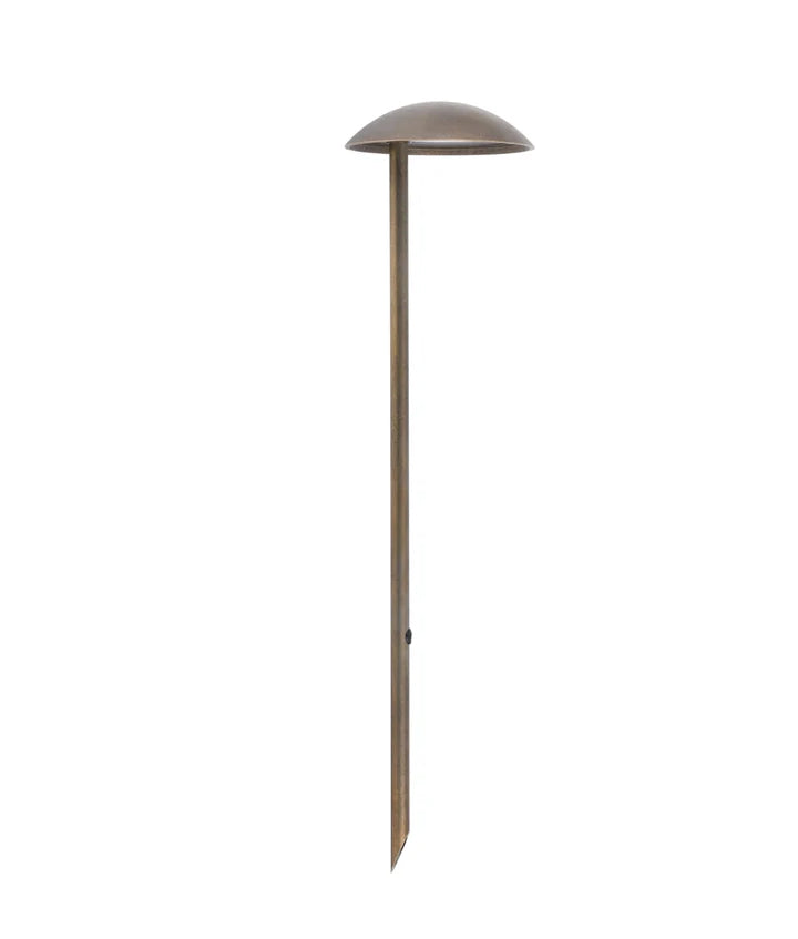 MESTOLO: Exterior 12V LED Garden Fixed Anti-Glare Spike Lights IP65 Aged Brass Spike light