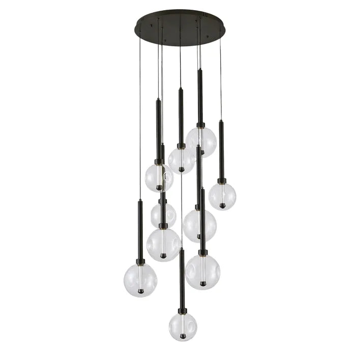 Meteor 10 Light Pendant - Round Pendant