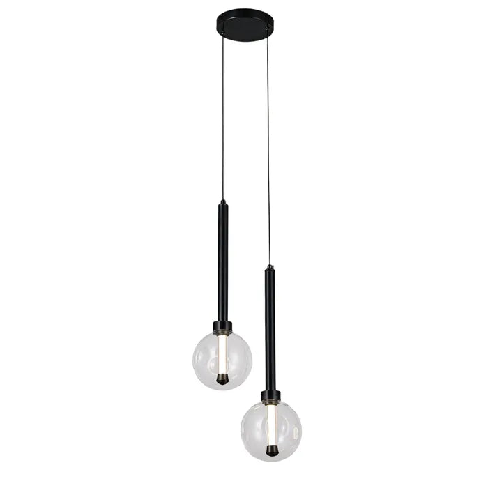 Meteor 2 Light Pendant Black Pendant