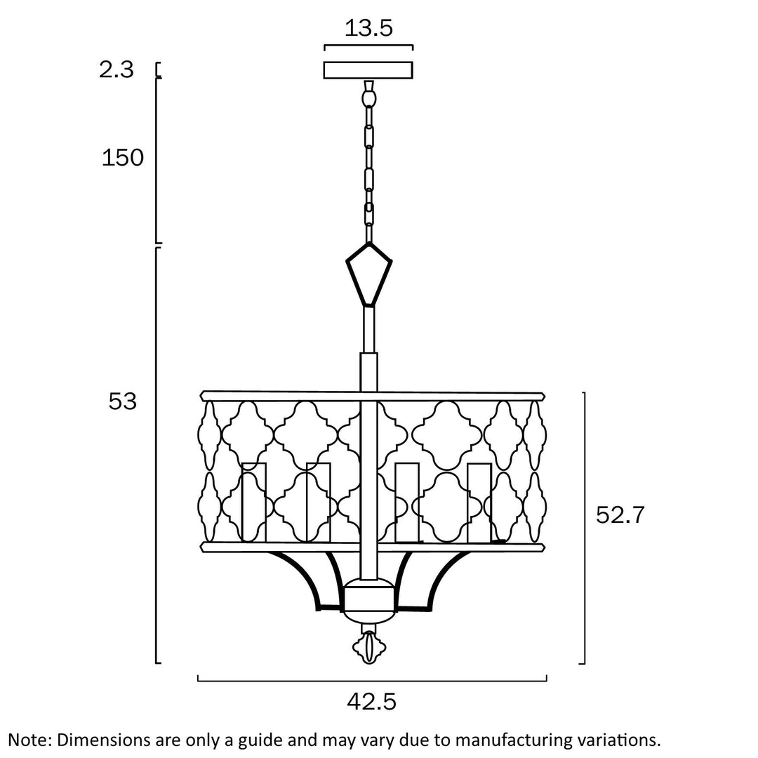 TELBIX MIMOSA 4LT PENDANT