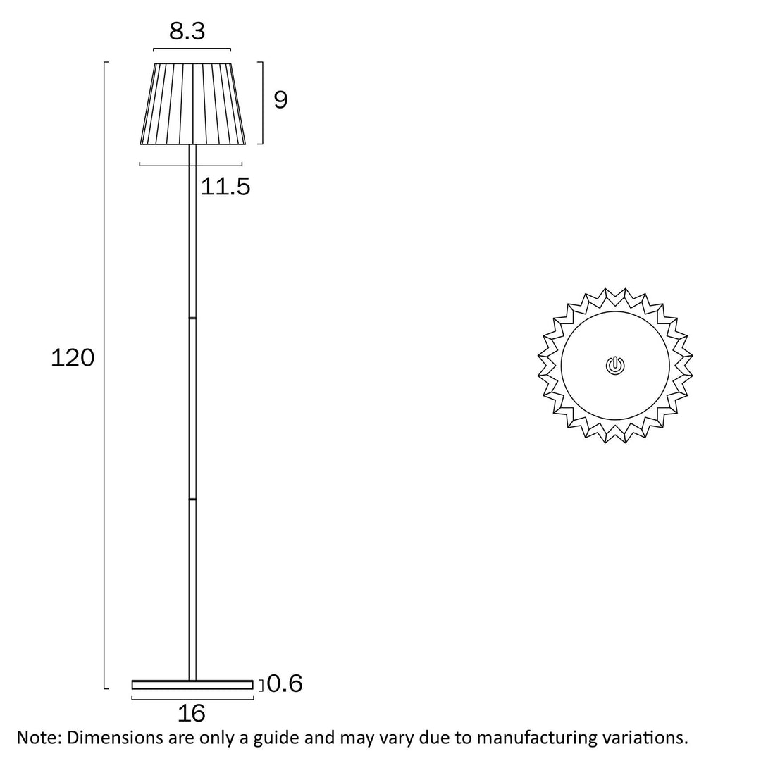 Telbix MINDY RECHARGEABLE FLOOR LAMP