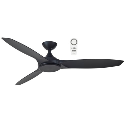 Newport DC 56″ Smart Ceiling Fan With WIFI Remote Control Matte Black Ceiling Fan