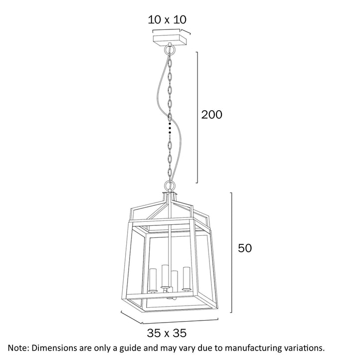 Telbix MONTEAL 4 LIGHT PENDANT