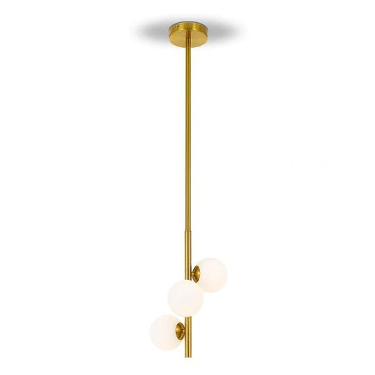 TELBIX MORAN 3 LIGHTS PENDANT ANTIQUE GOLD OPAL MATT Pendant
