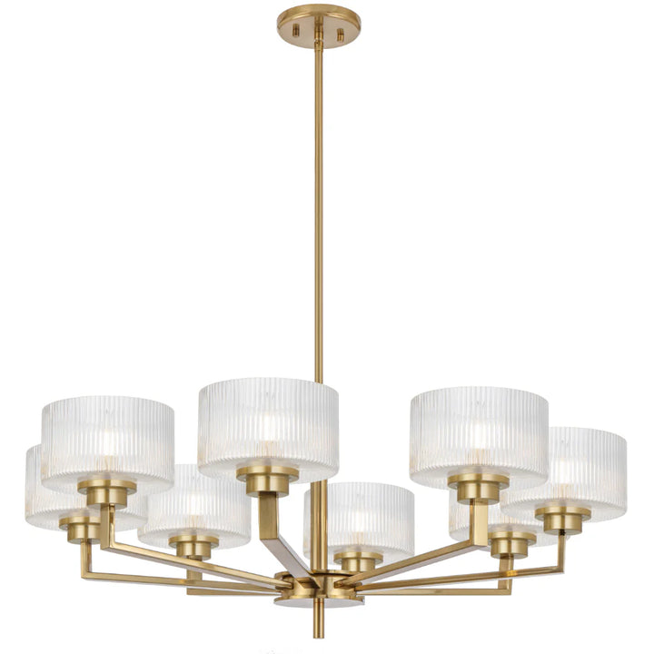 MORENO II 8 LIGHT PENDANT Antique Gold Pendant