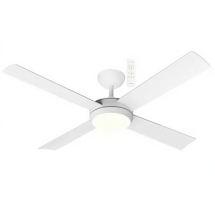 Quantum DC 48″ & 52″ DC Ceiling Fan With Remote Control + LED light White Ceiling Fan