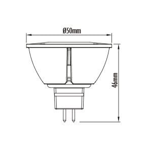 SAL MR16DIM DIMMABLE - 9W