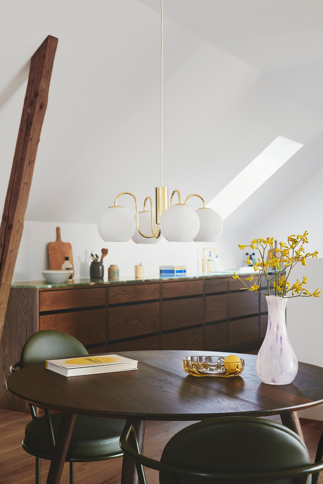 Franca Pendant Brass