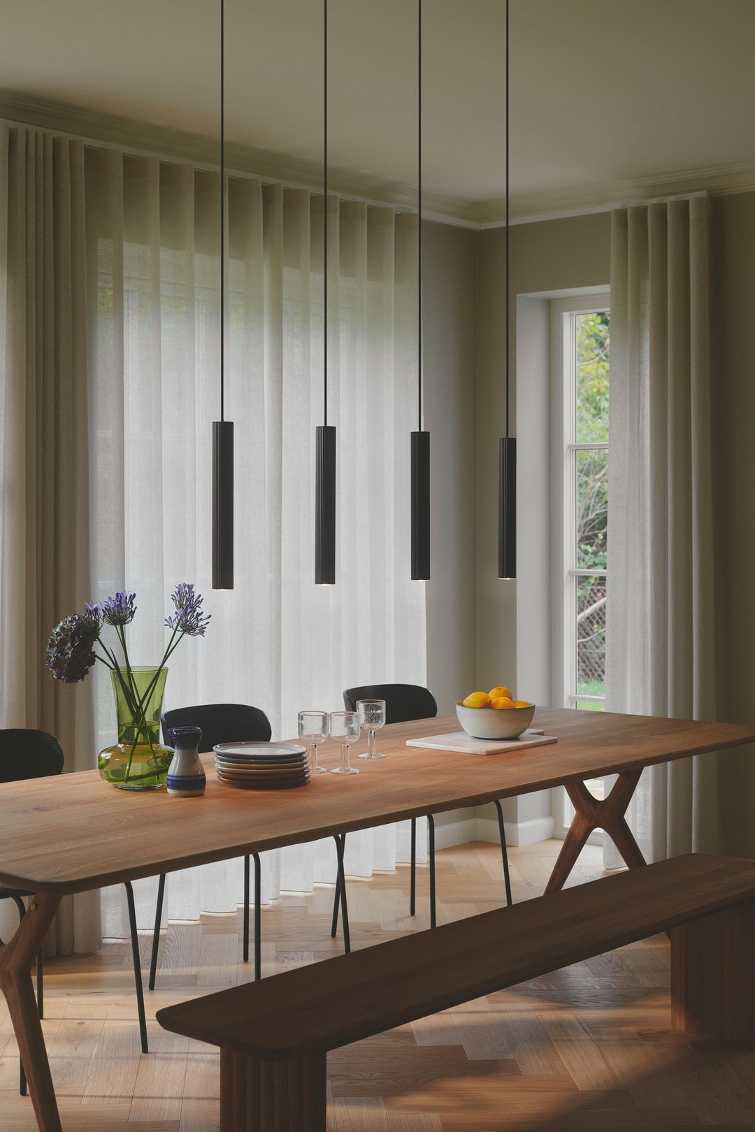 Vico 4-Rail Pendant Black