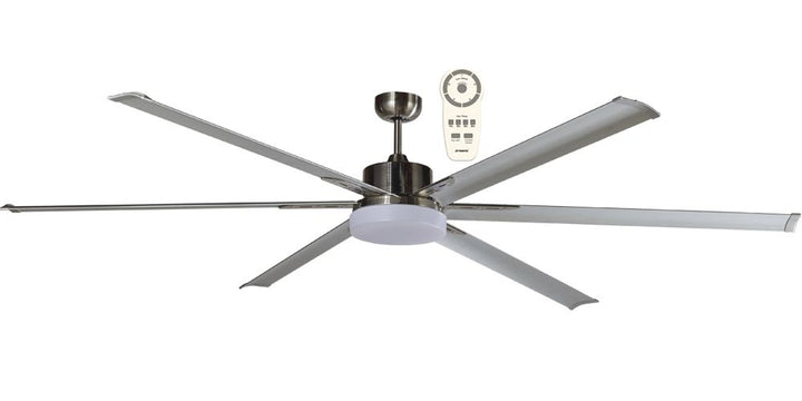Albatross 72″ & 84″ DC Ceiling Fan With 24W LED Light and Remote (Copy) Brushed Nickel Ceiling Fan