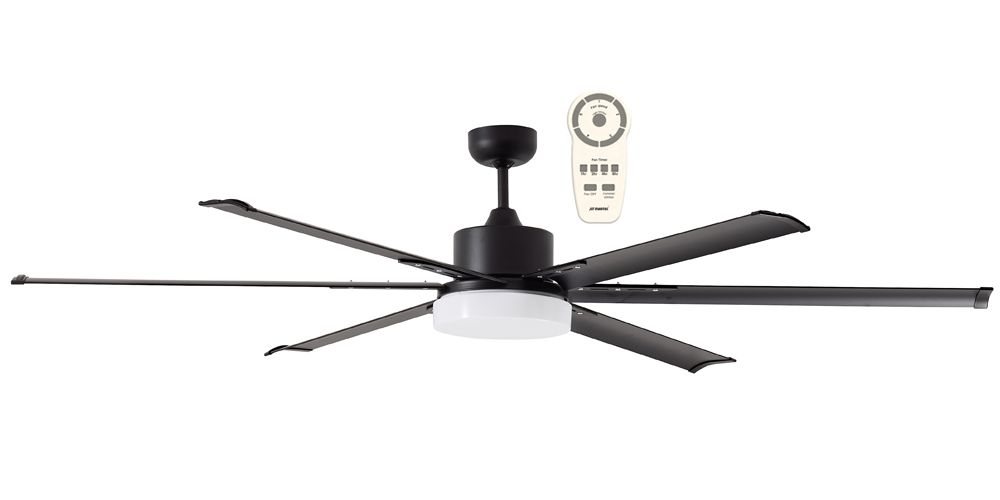 Albatross 72″ & 84″ DC Ceiling Fan With 24W LED Light and Remote (Copy) Matte Black Ceiling Fan