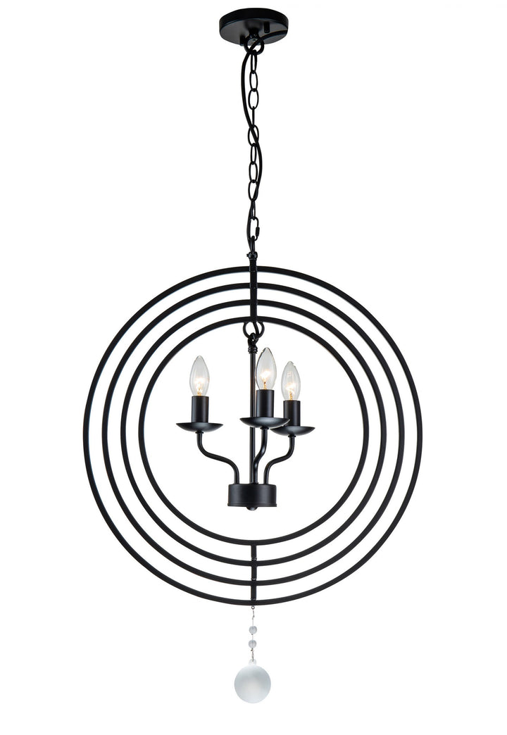 Maxwell 3 Light 56CM NICKLE/BLACK