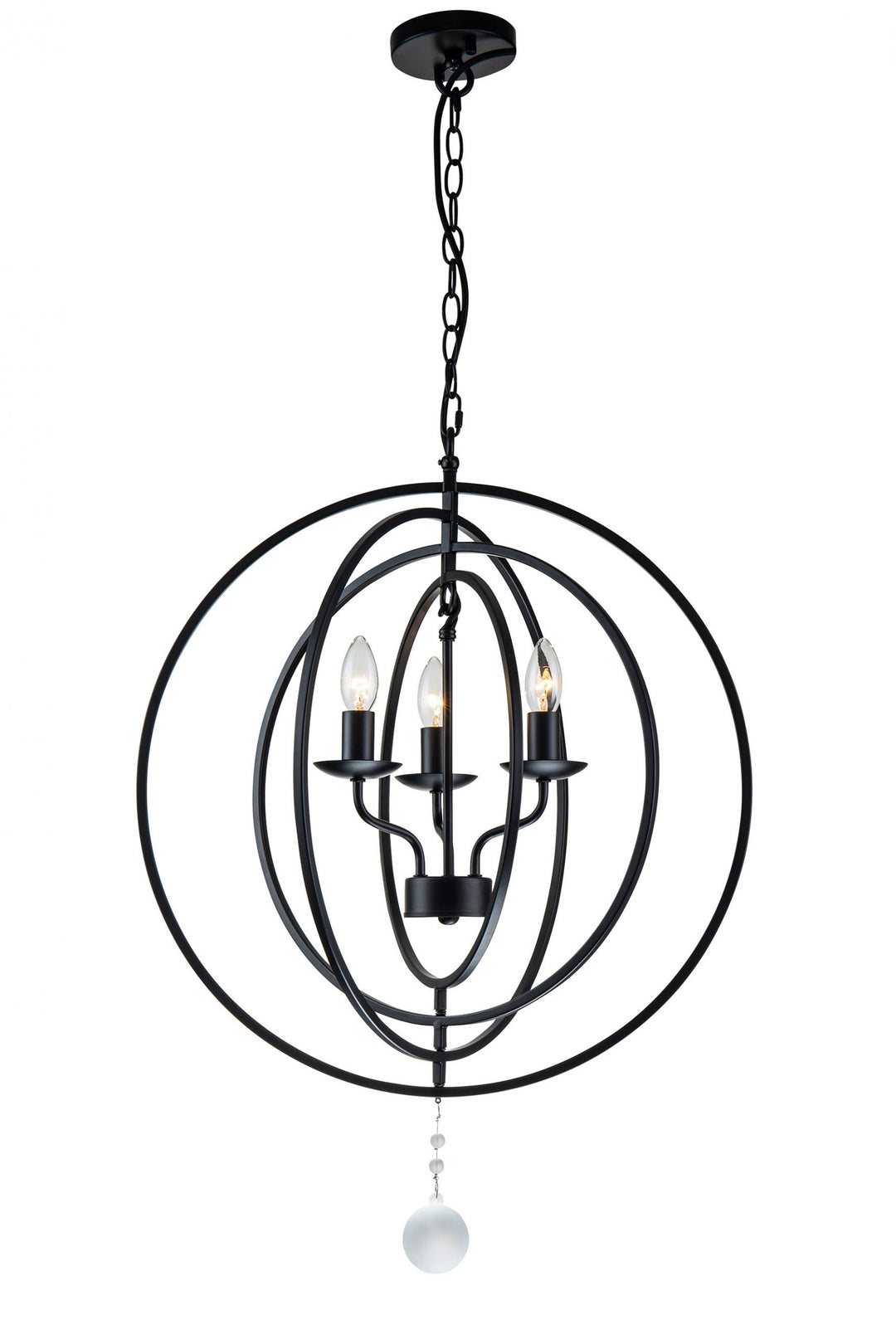 Maxwell 3 Light 56CM NICKLE/BLACK