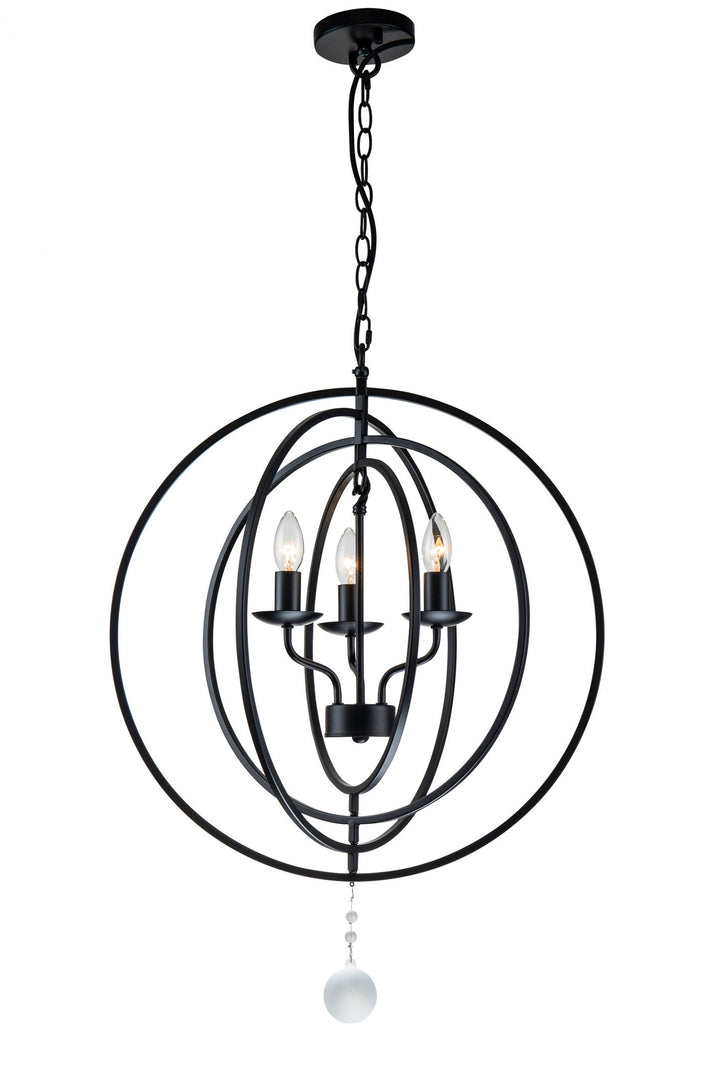 Maxwell 3 Light 56CM NICKLE/BLACK