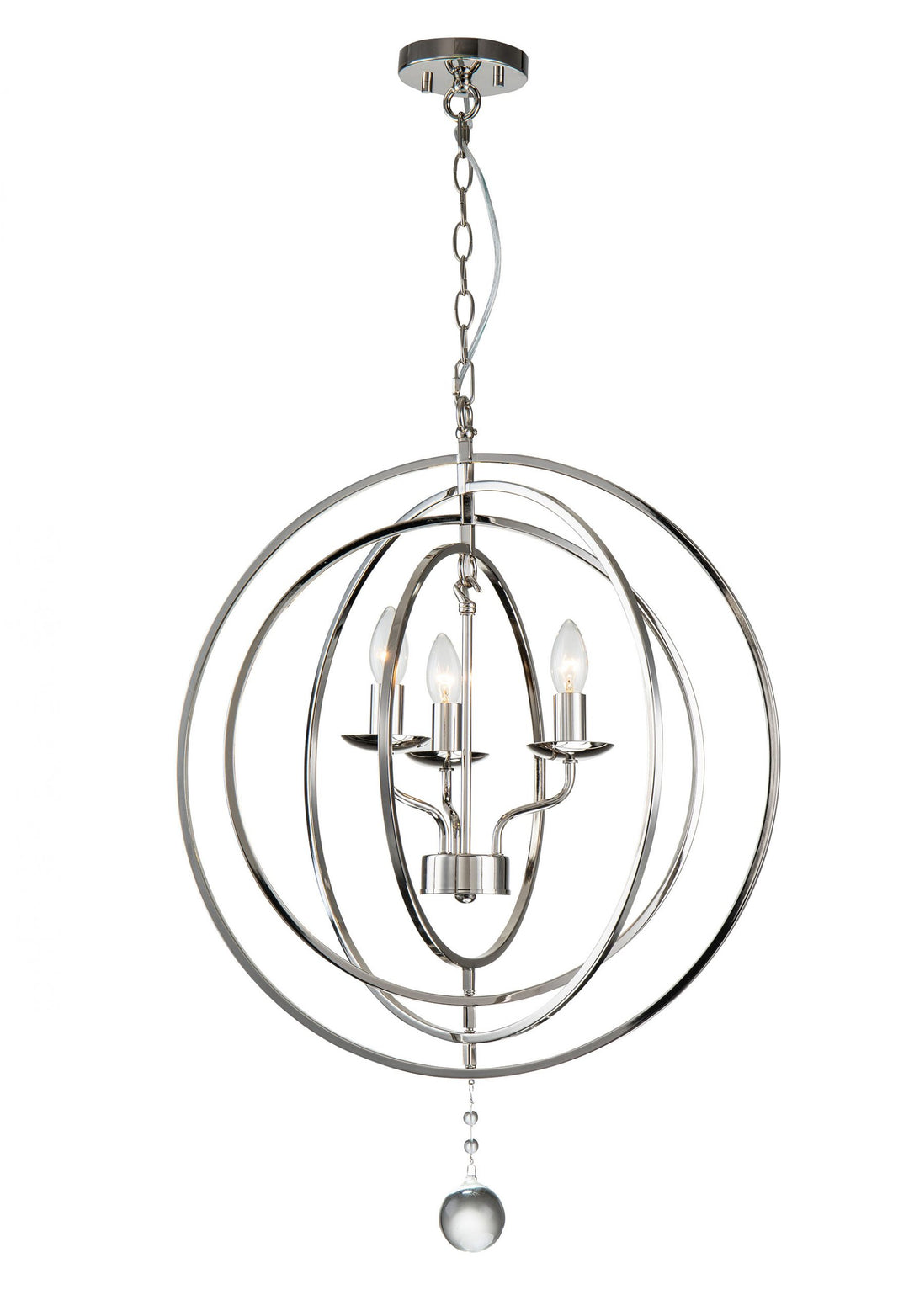 Maxwell 3 Light 56CM NICKLE/BLACK