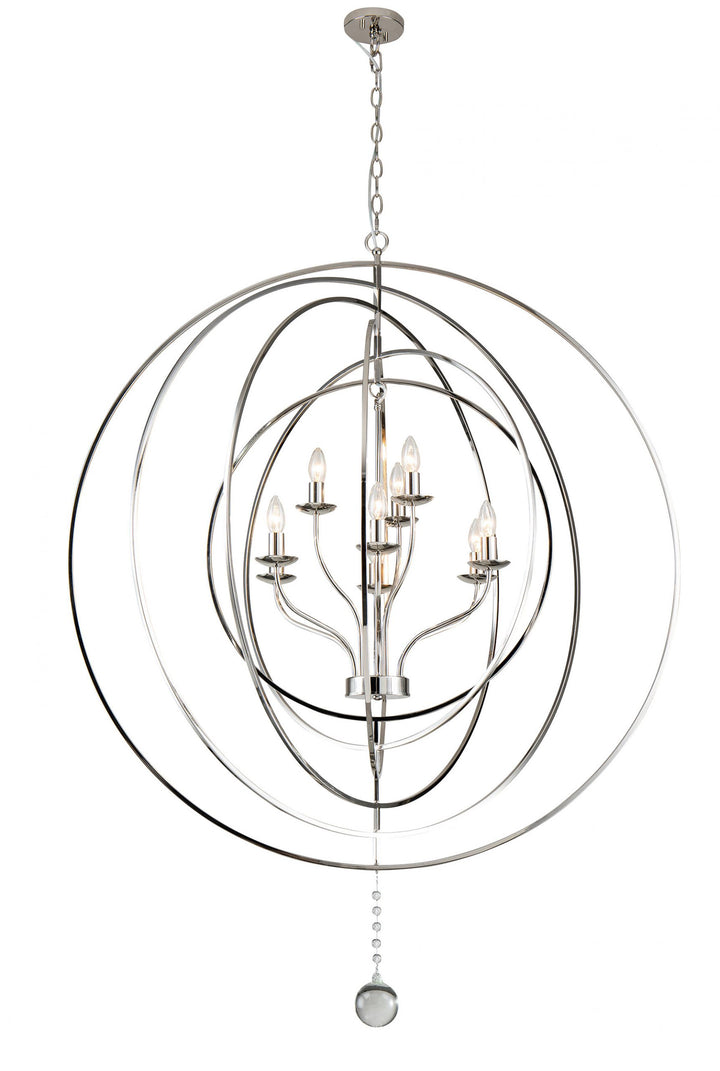 Maxwell 9 Light 116CM NICKLE/BLACK