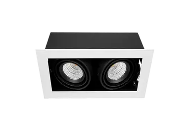 Miniled XMA210 2 x 10W Recessed Adjustable Rectangular Downlight