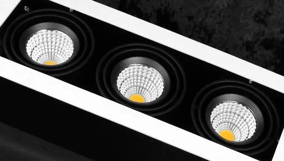 Miniled XMA310 3 x 10W Recessed Adjustable Rectangular Downlight DALI 110V
