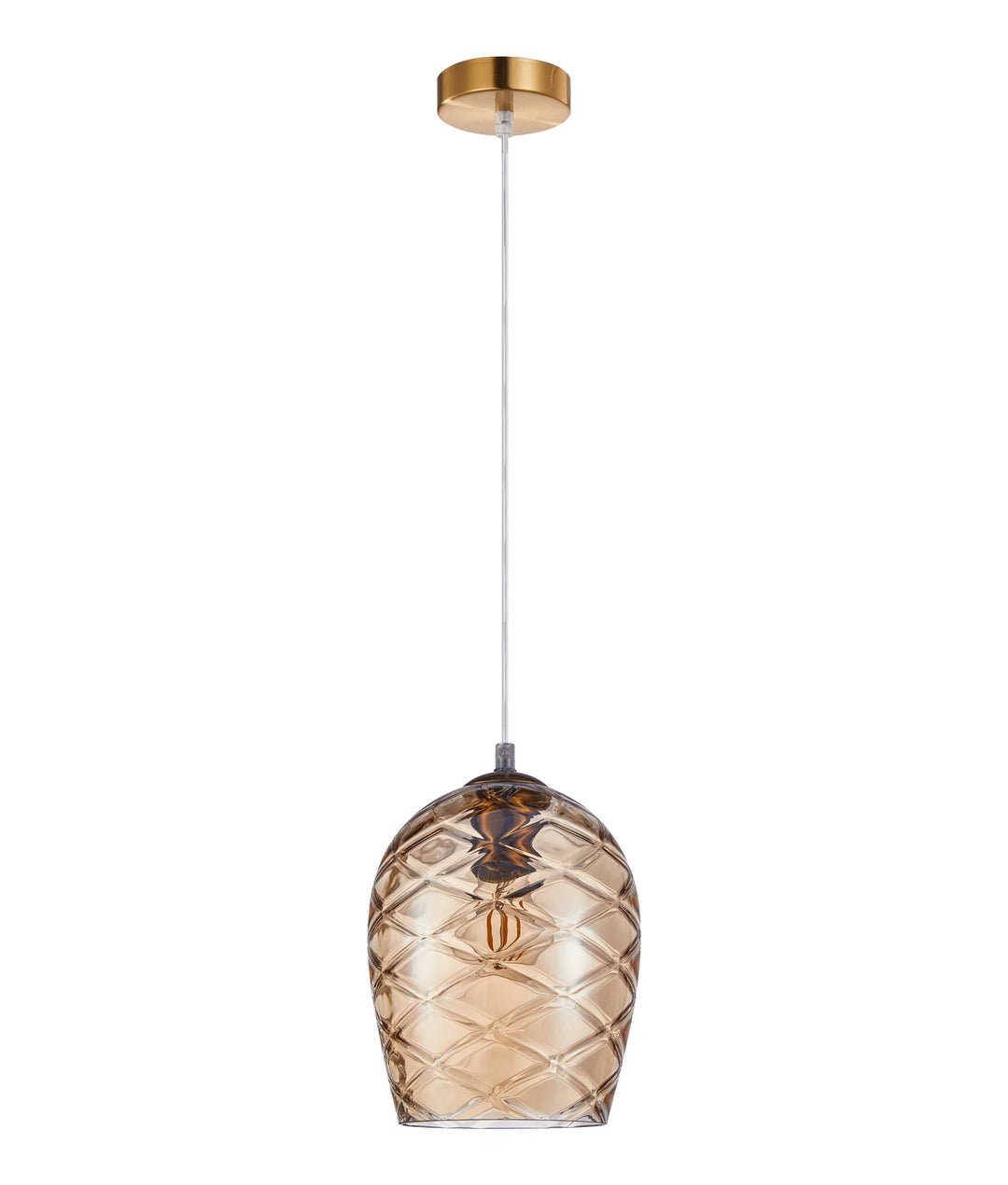 NETA: Interior Wine Glass Shade Segmented Pendant Lights Coffee Pendant