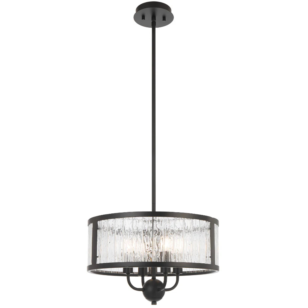 NOREL 4 LIGHT PENDANT Black Pendant