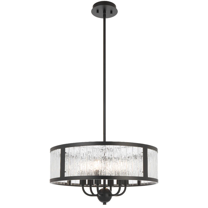 NOREL 6 LIGHT PENDANT Black Pendant