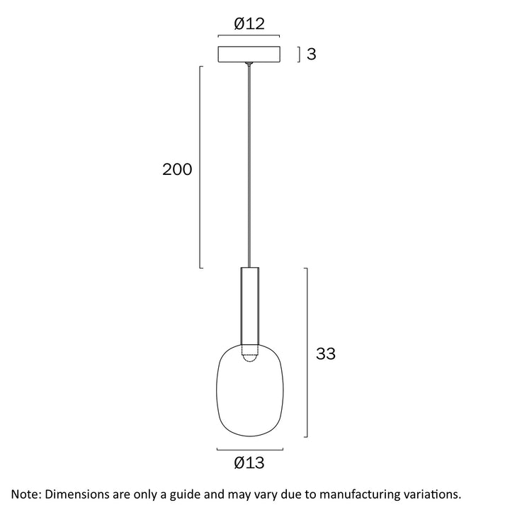 OBRIS 1 LIGHT PENDANT Pendant