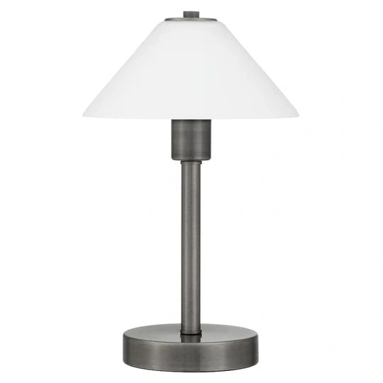 TELBIX OHIO TABLE LAMP GUN METAL TABLE LAMP