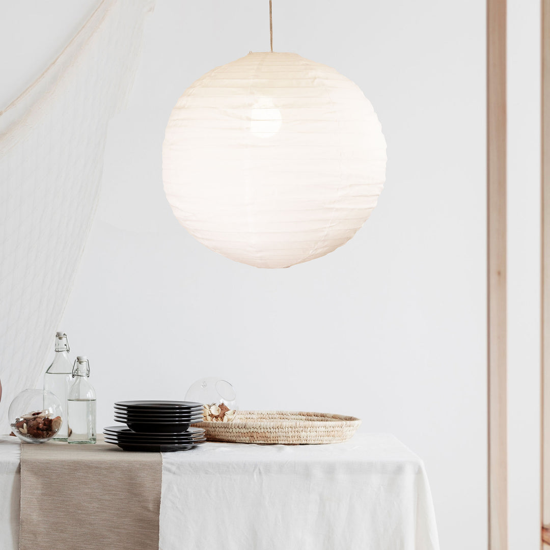 KANTO.60 SHADE Flax/White Linen Shade Only Pendant