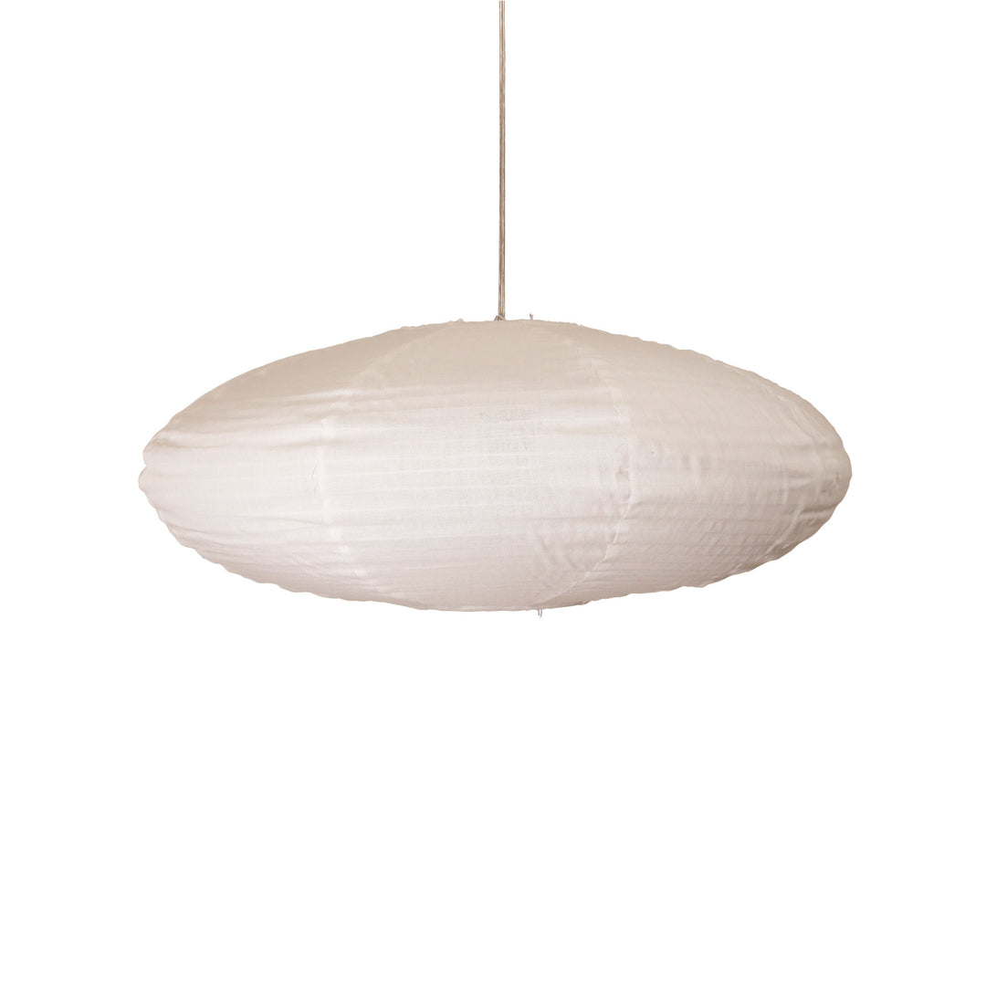 KANTO.60 SHADE Flax/White Linen Shade Only White Pendant