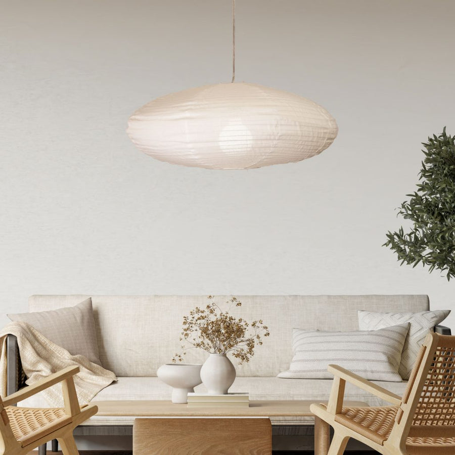 KANTO.60 SHADE Flax/White Linen Shade Only Pendant
