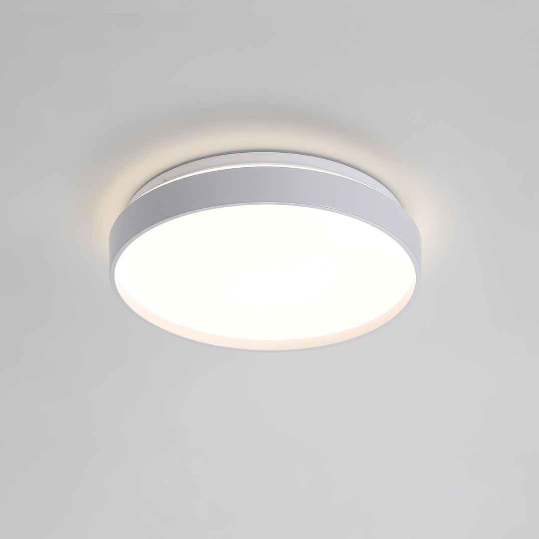 LEENA 33 BLACK/WHITE Tri-Colour LED Ceiling Light OYSTER LIGHT