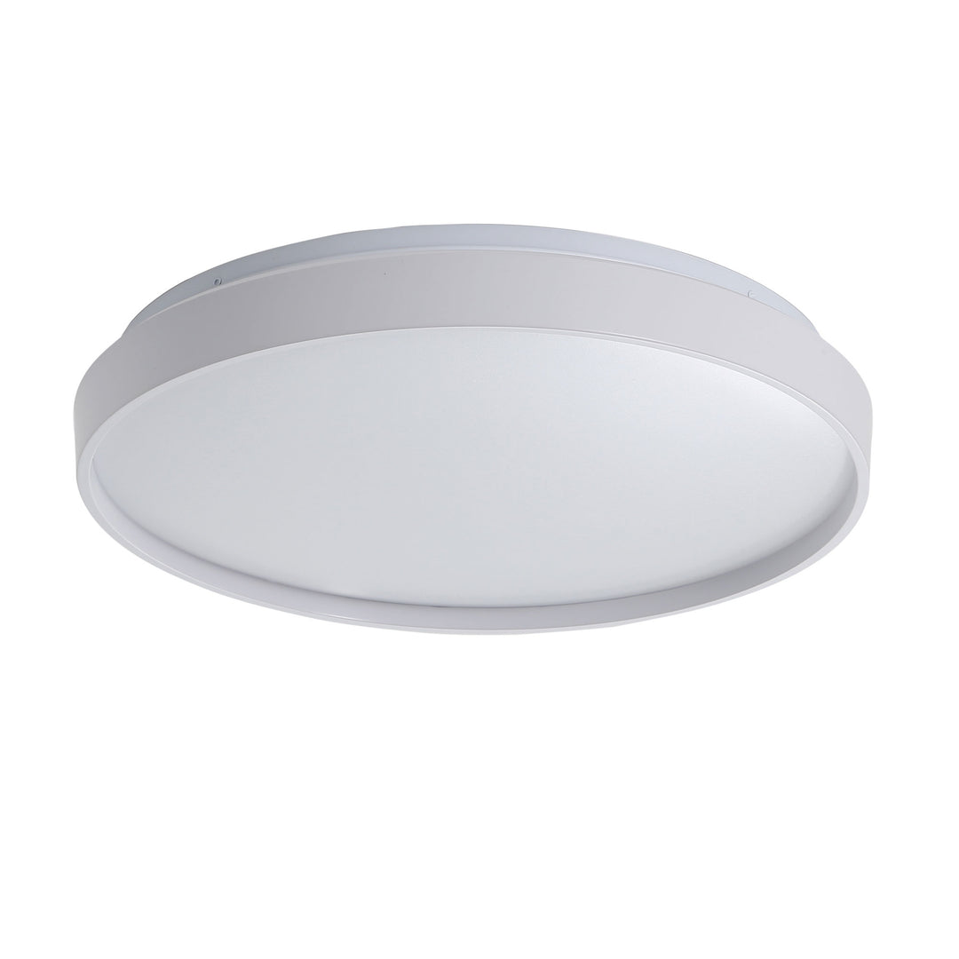 LEENA 48 Tri-Colour LED Ceiling Light White OYSTER LIGHT