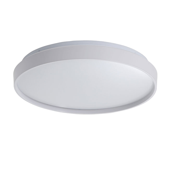 LEENA 48 Tri-Colour LED Ceiling Light White OYSTER LIGHT