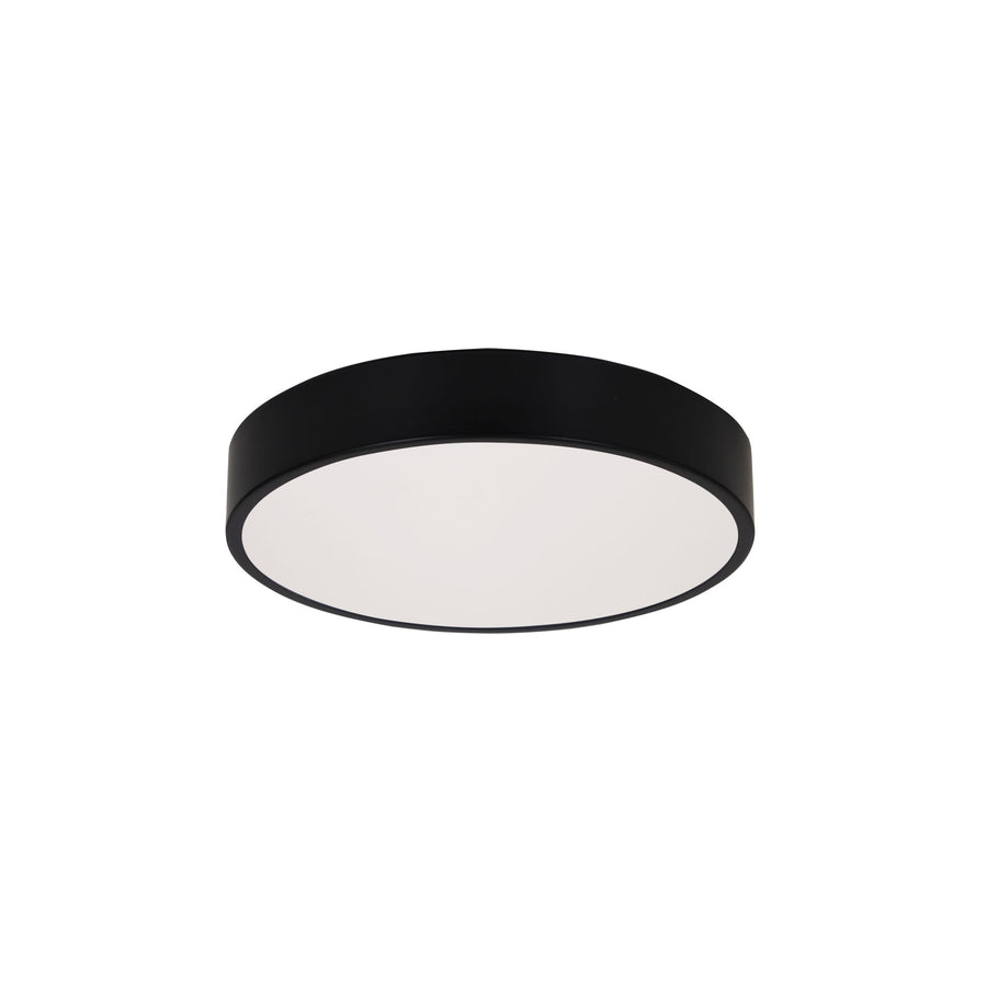 ORBIS.30 BLACK/WHITE TriColour LED Ceiling Light Black OYSTER LIGHT