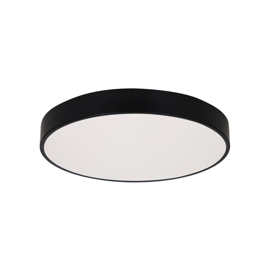 ORBIS.40 BLACK/WHITE TriColour LED Ceiling Light Black OYSTER LIGHT