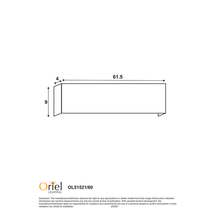 RAFTER.60 Tri-Colour LED Wall Light Wall light