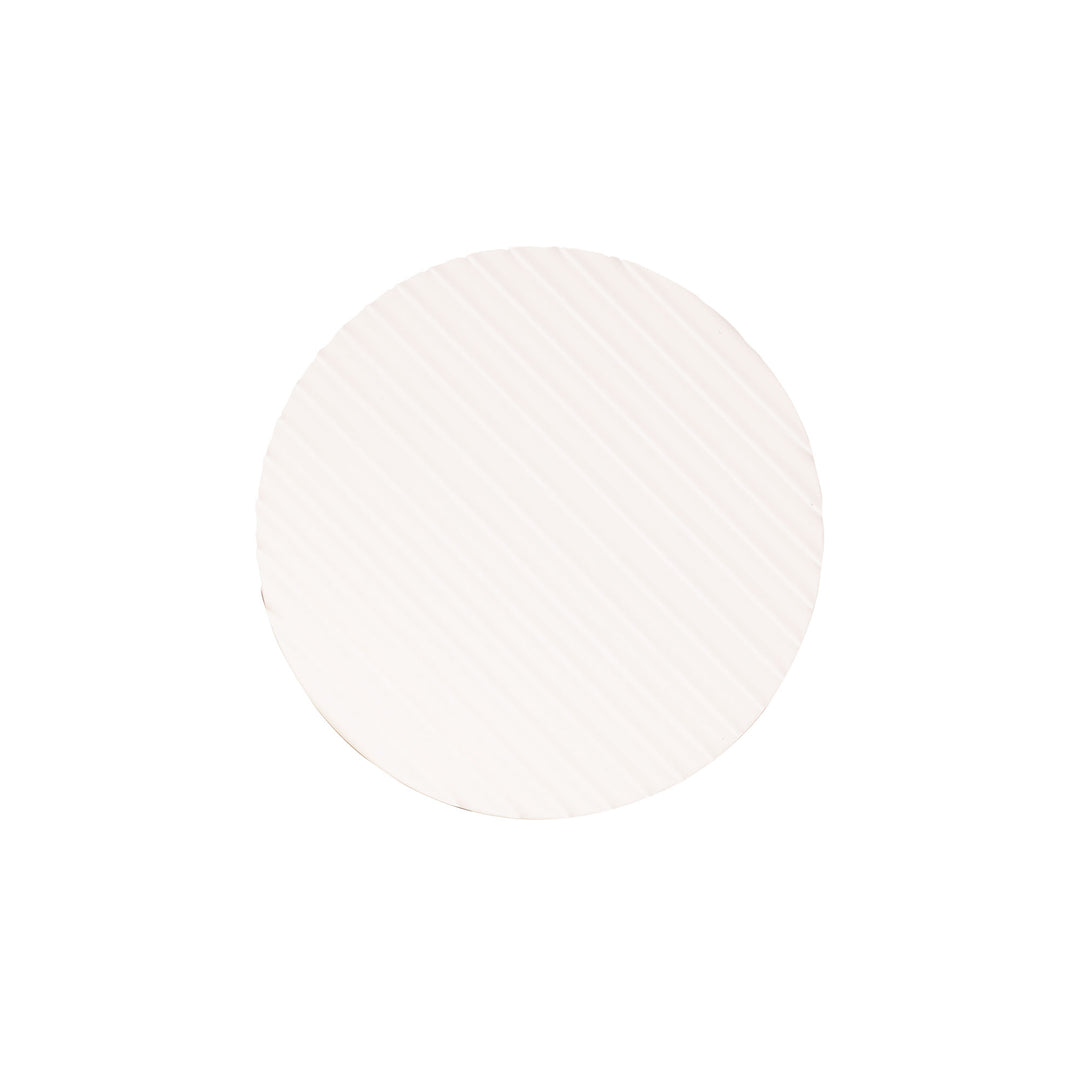 DOT.20/DOT.25 SCALLOPED PLASTER Tri-Colour LED Wall Light