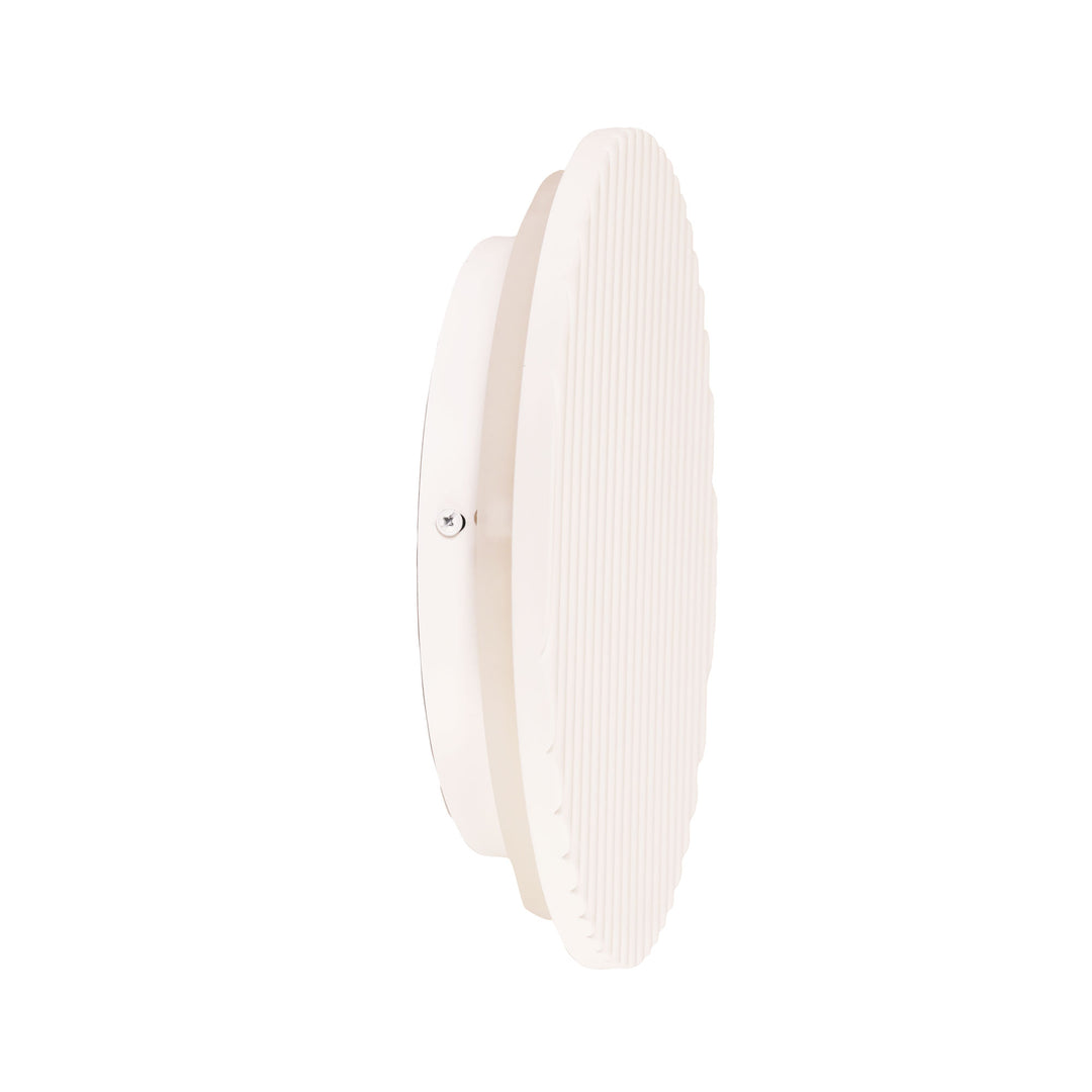 DOT.20/DOT.25 SCALLOPED PLASTER Tri-Colour LED Wall Light