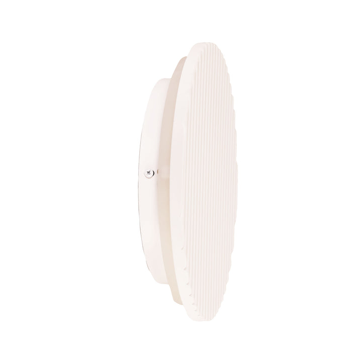 DOT.20/DOT.25 SCALLOPED PLASTER Tri-Colour LED Wall Light