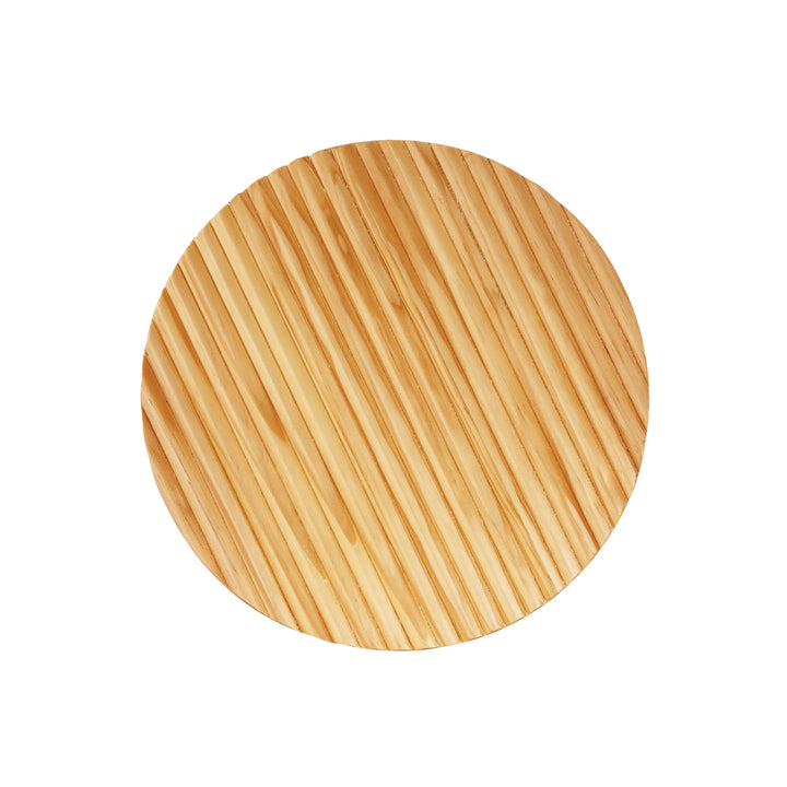 DOT.25 SCALLOPED WOOD Tri-Colour LED Wall Light 25cm Wall light