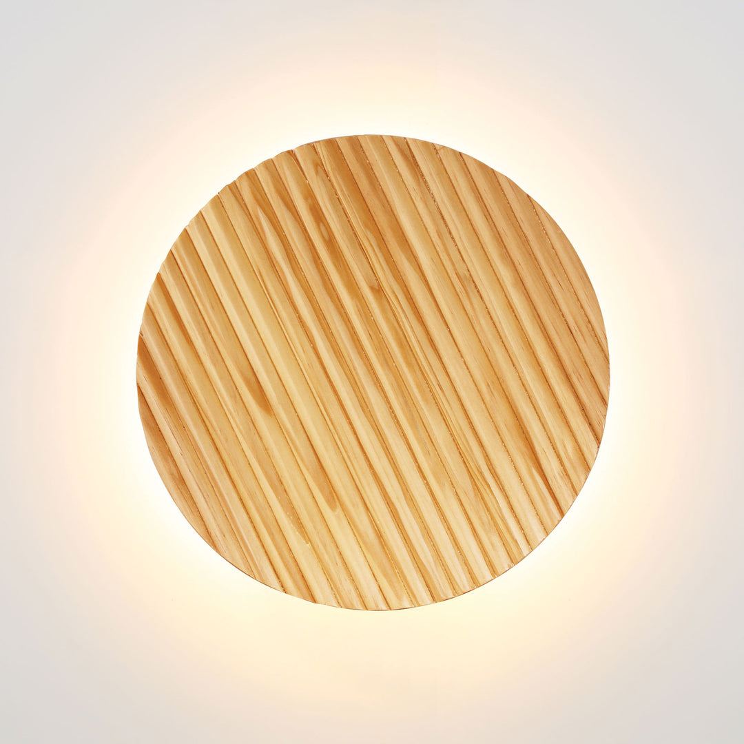 DOT.25 SCALLOPED WOOD Tri-Colour LED Wall Light Wall light