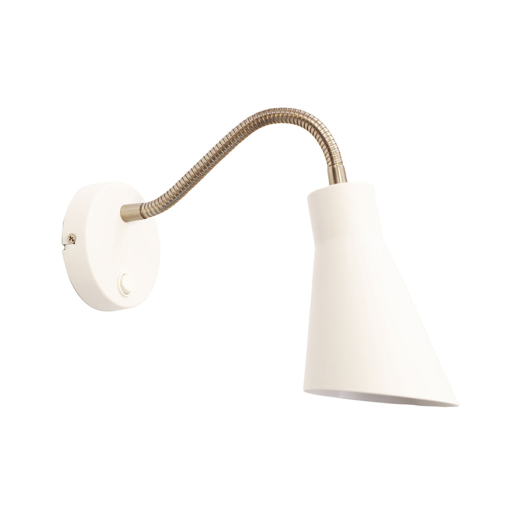 THOR SWITCHED Switched Flexible Wall Light White WALL LIGHT