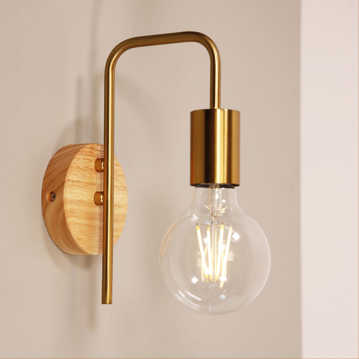 LANE WALL Real Timber Wall Light