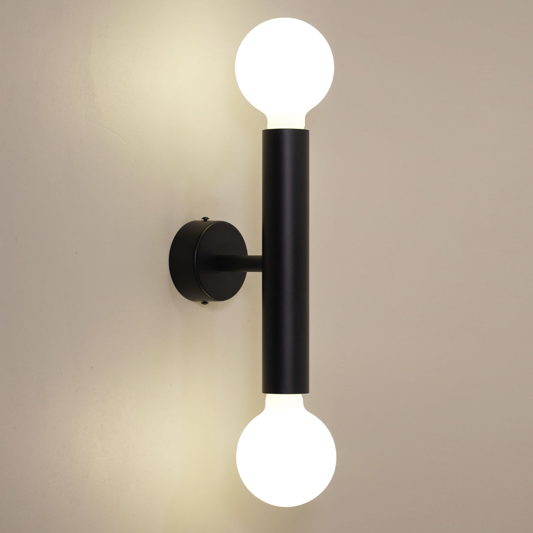 TOLI BLACK Twin Wall Light